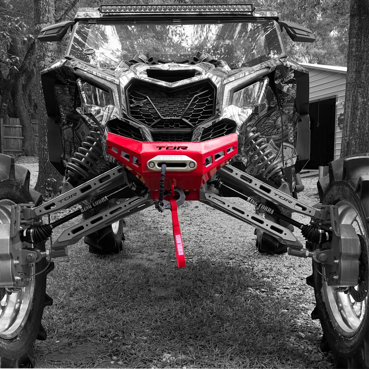 Can-Am X3 Hideaway Winch Bumper